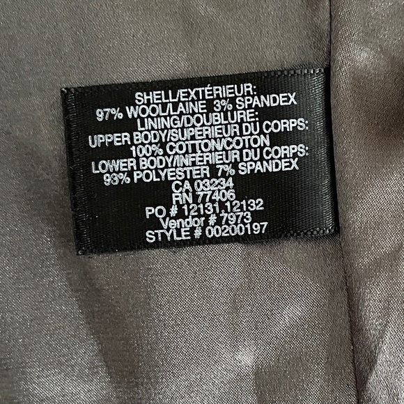 CLUB Monaco Wool Strapless Dress - Picture 11 of 15